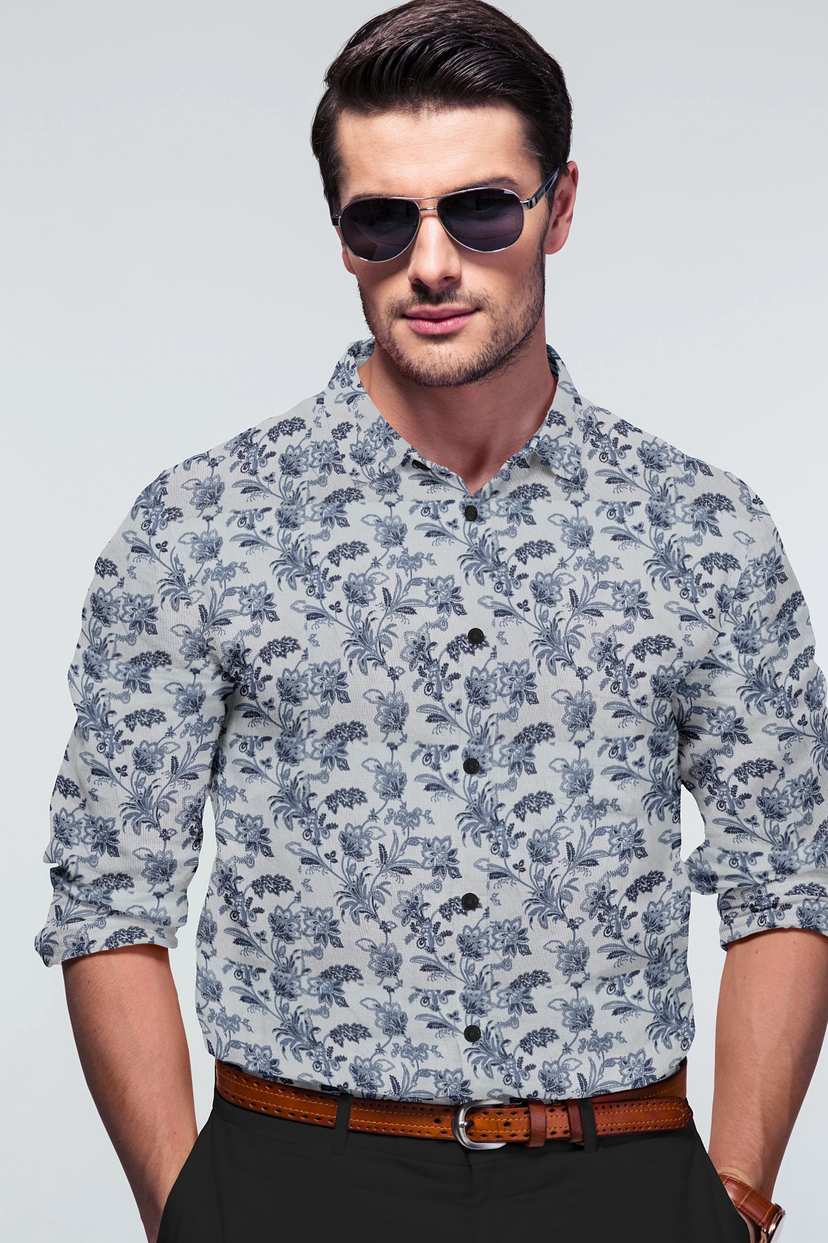 Men’s Premium multi Color Printed Cotton Party Wear Shirt