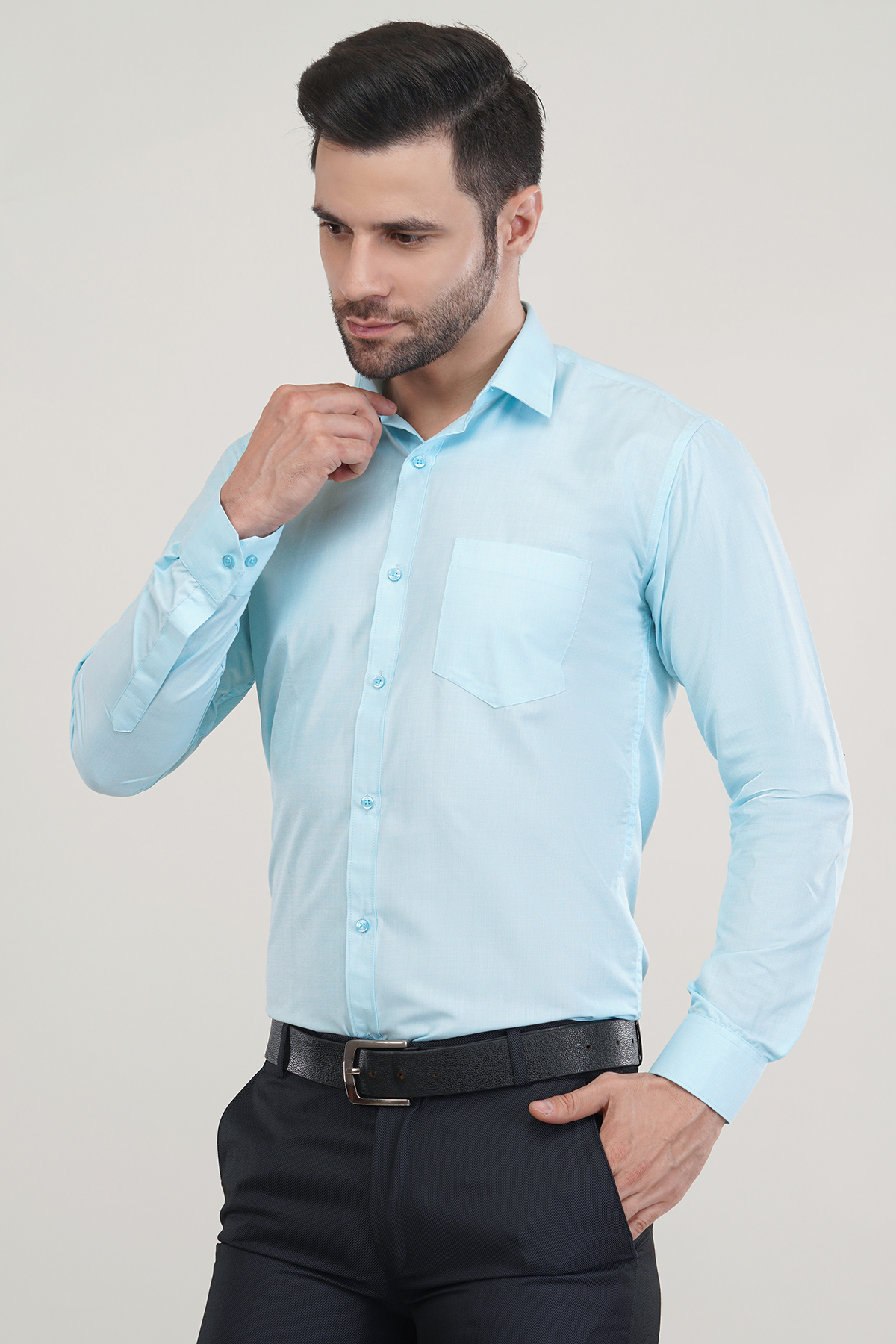 Froze Color Fila Fill Soft Premium Cotton Formal Shirt For Men’s