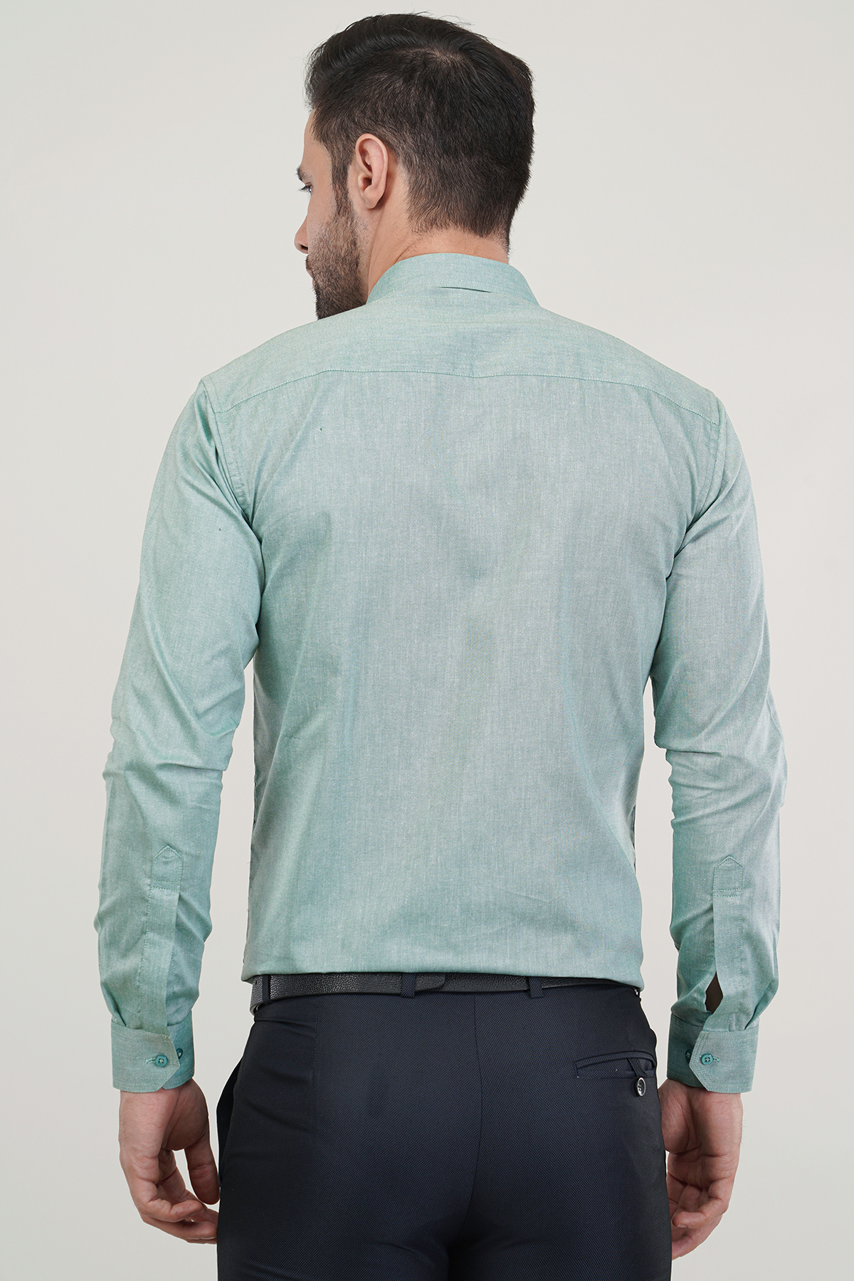 Green Color Oxford Soft Premium Cotton Formal Shirt For Men’s 1