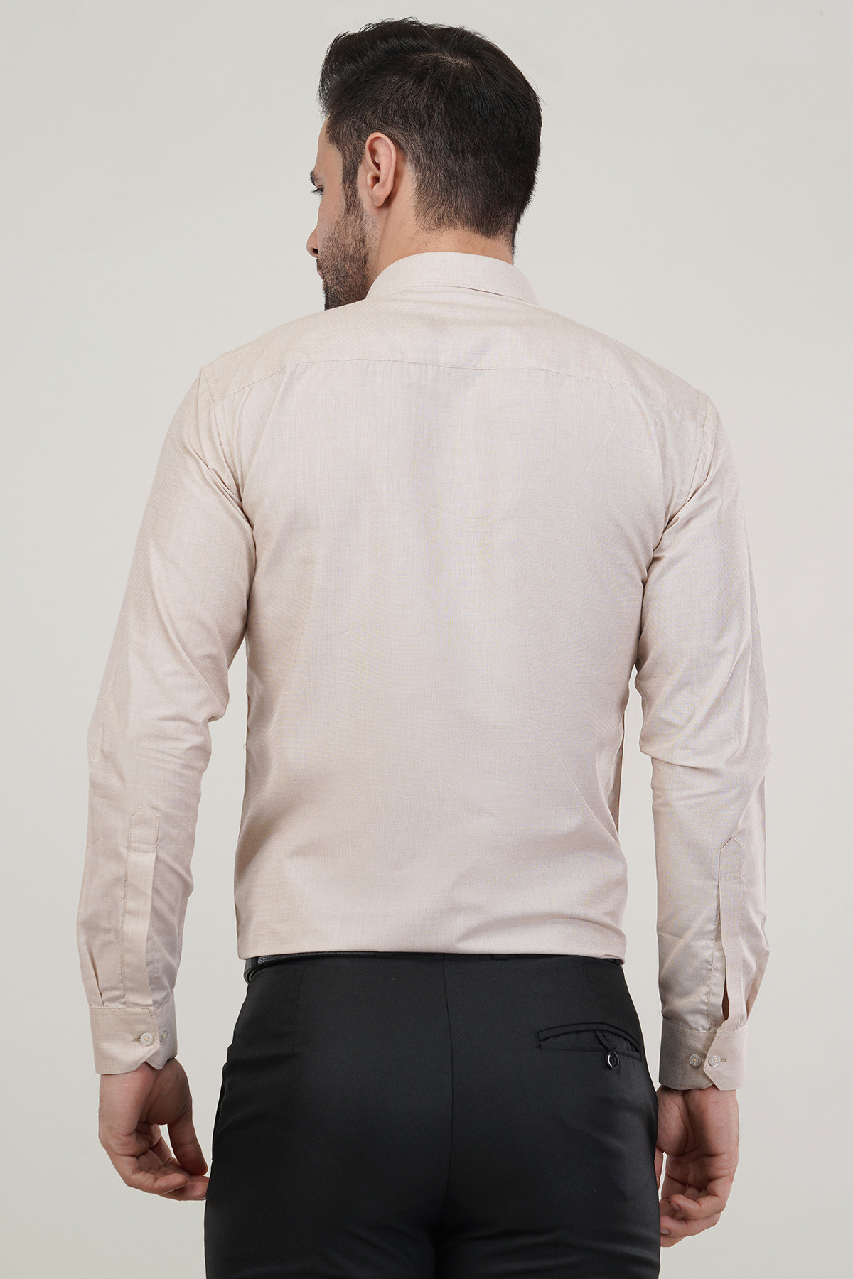 Light Fawn Fila Fill Soft Premium Cotton Formal Shirt For Men’s