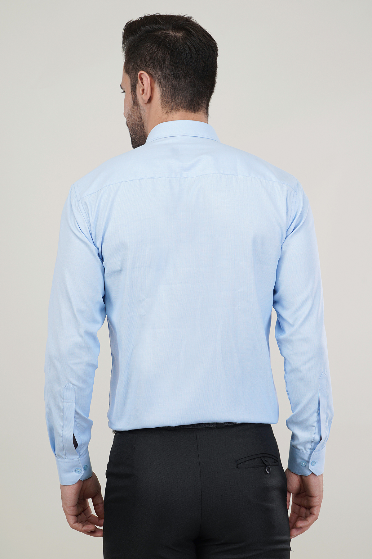 Sky Color Super Soft Premium Dobby Cotton Formal Shirt For Men’s