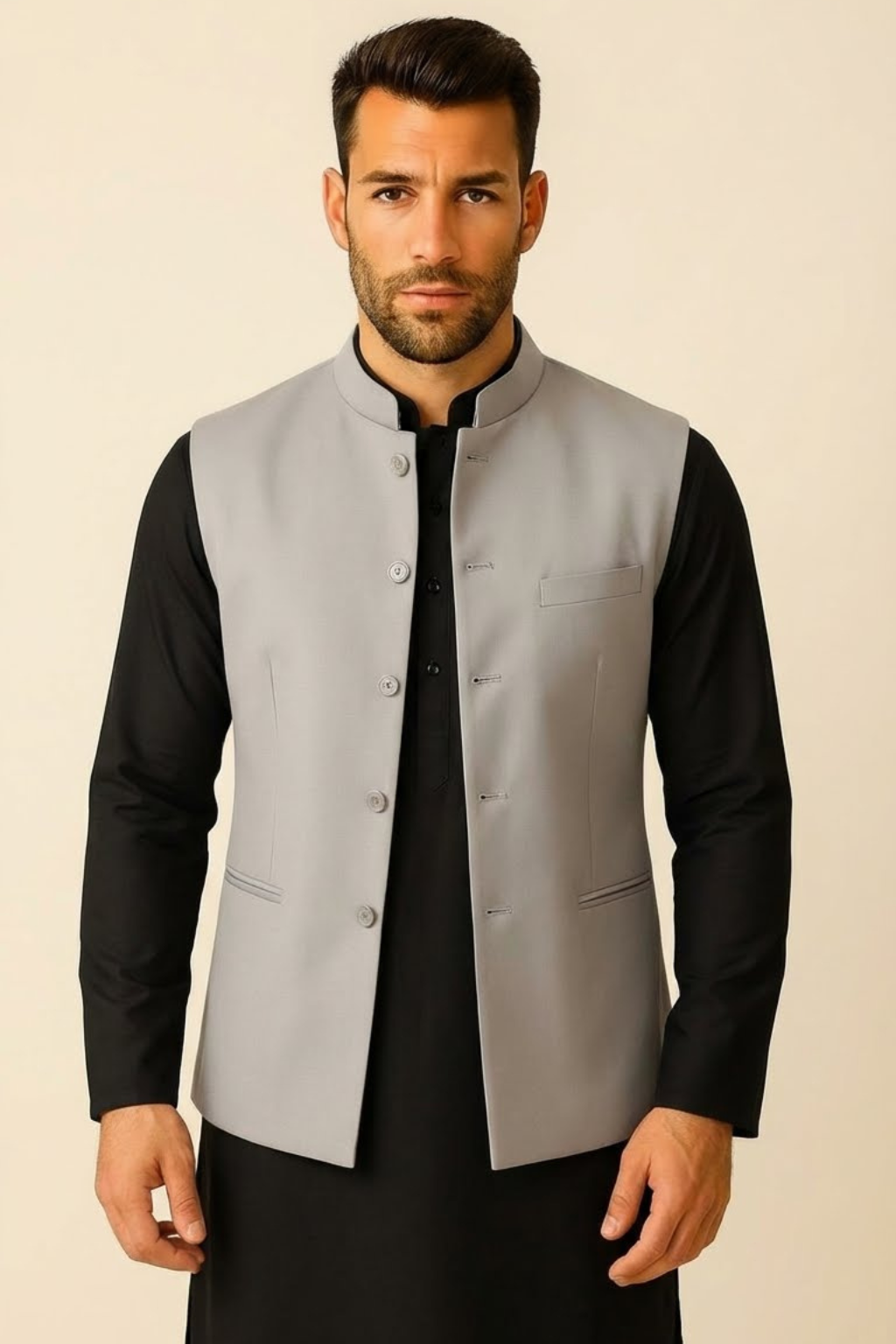 Men’s Premium Grey Jacket – Wedding, Reception & Groomsmen Fashion