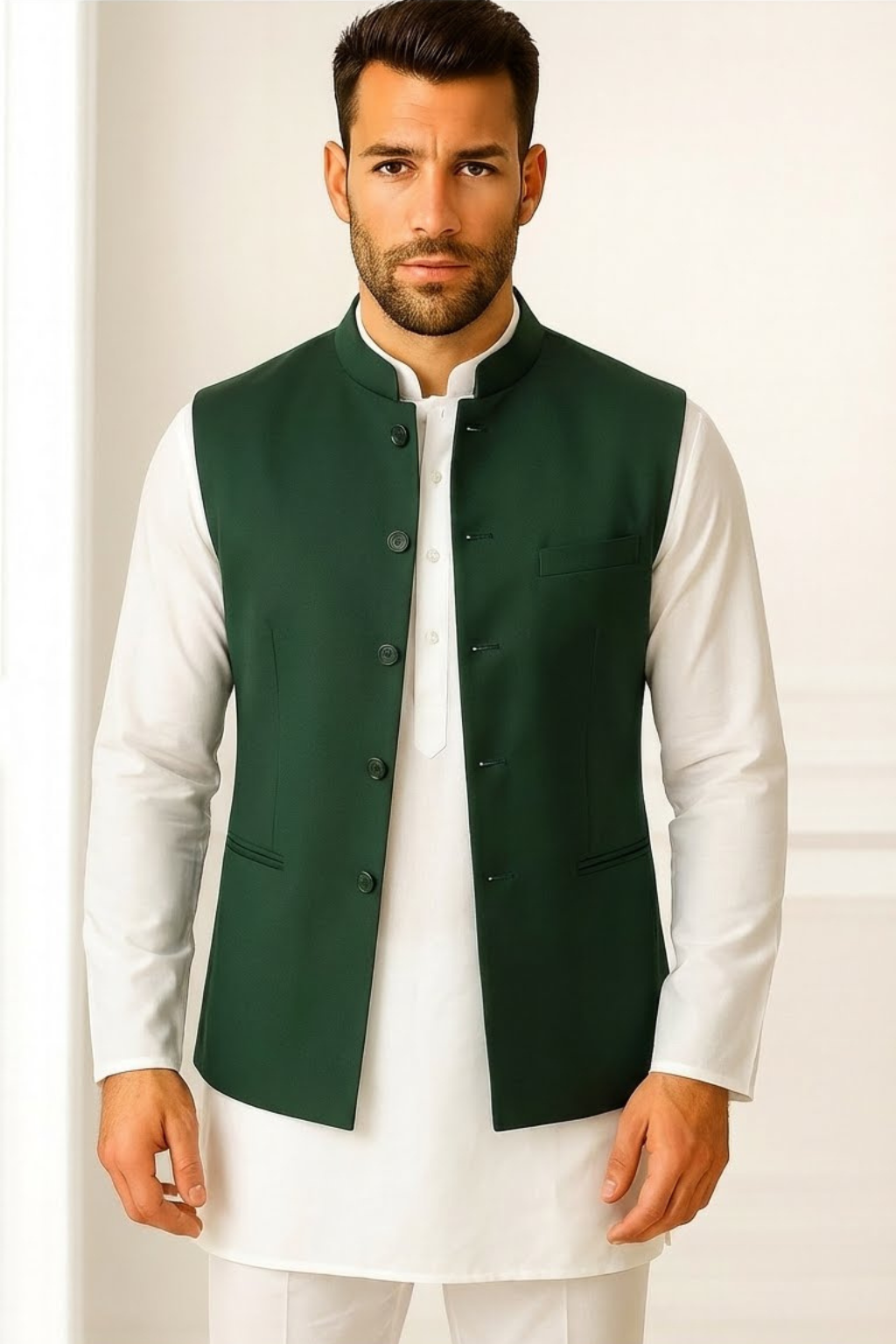 Men’s Premium Green Jacket – Wedding, Reception & Groomsmen Fashion