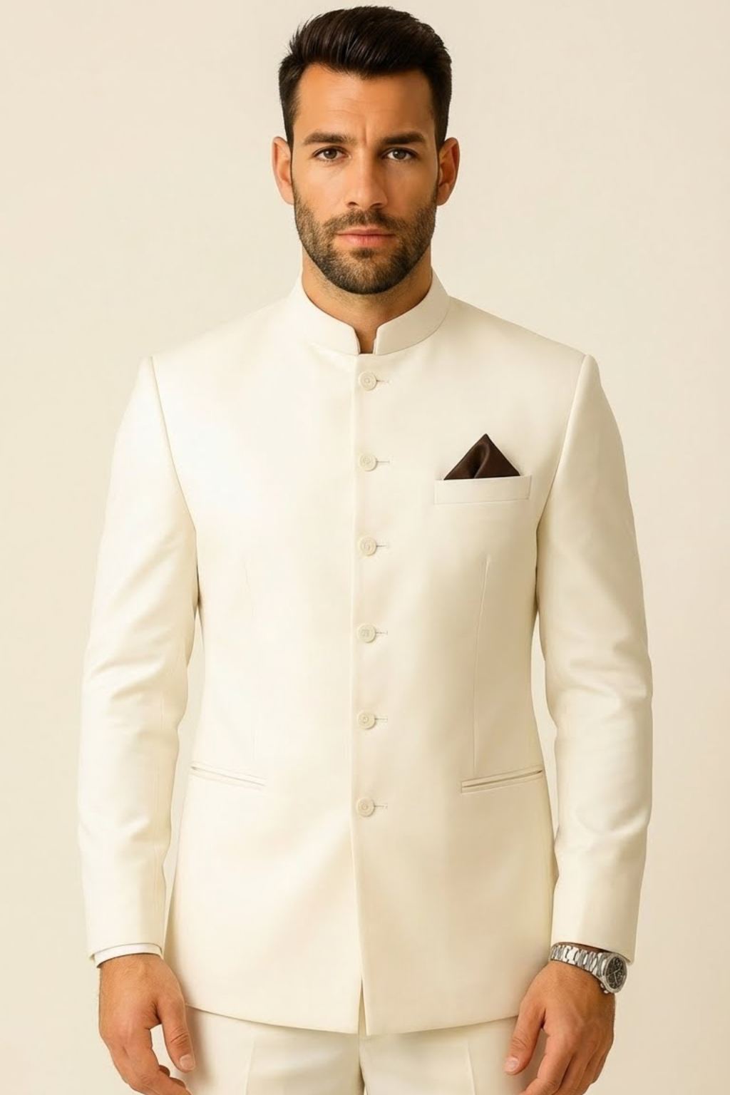 Men’s Band Gala Cream White