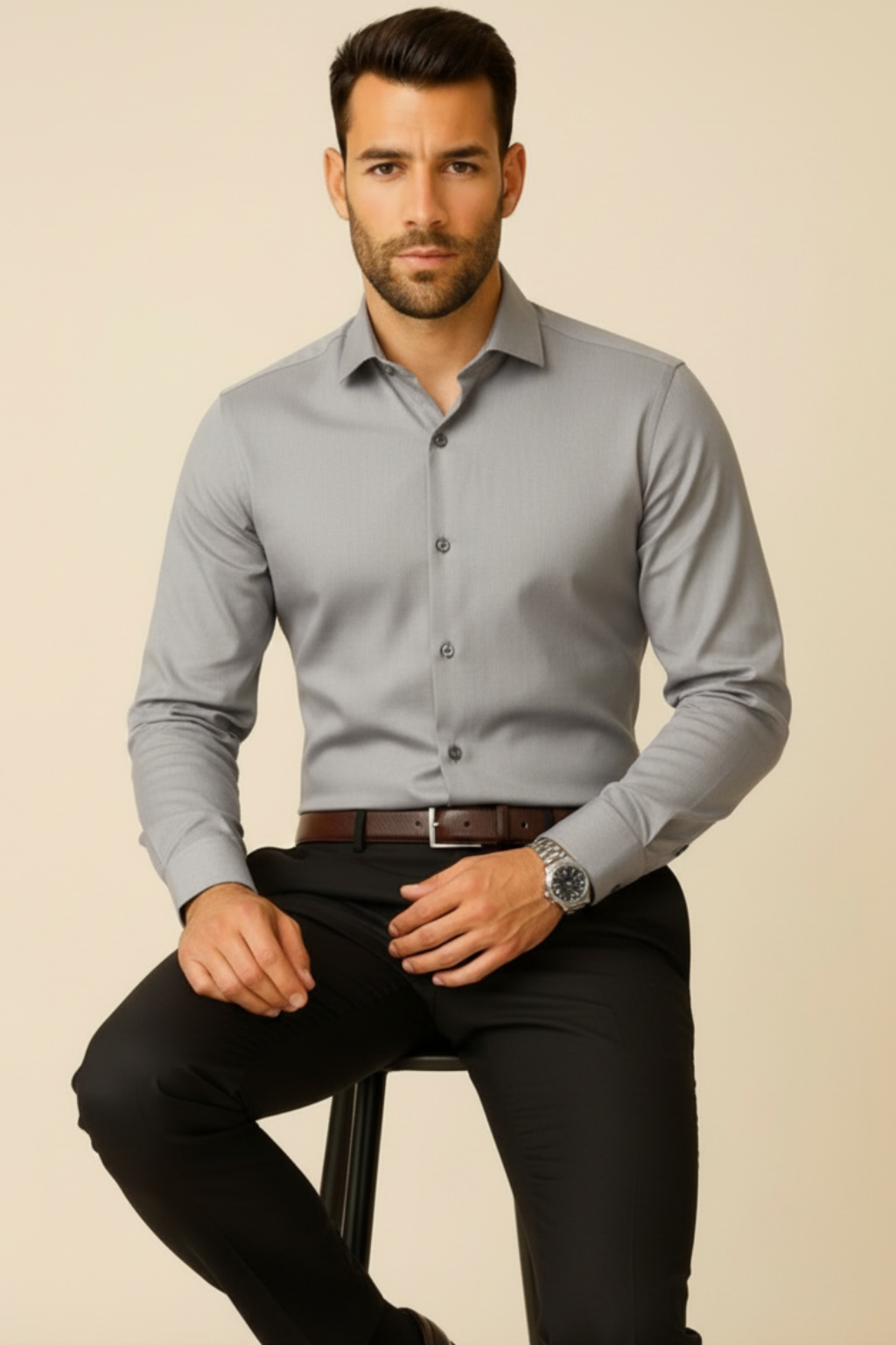 Men’s Premium Grey Shirt