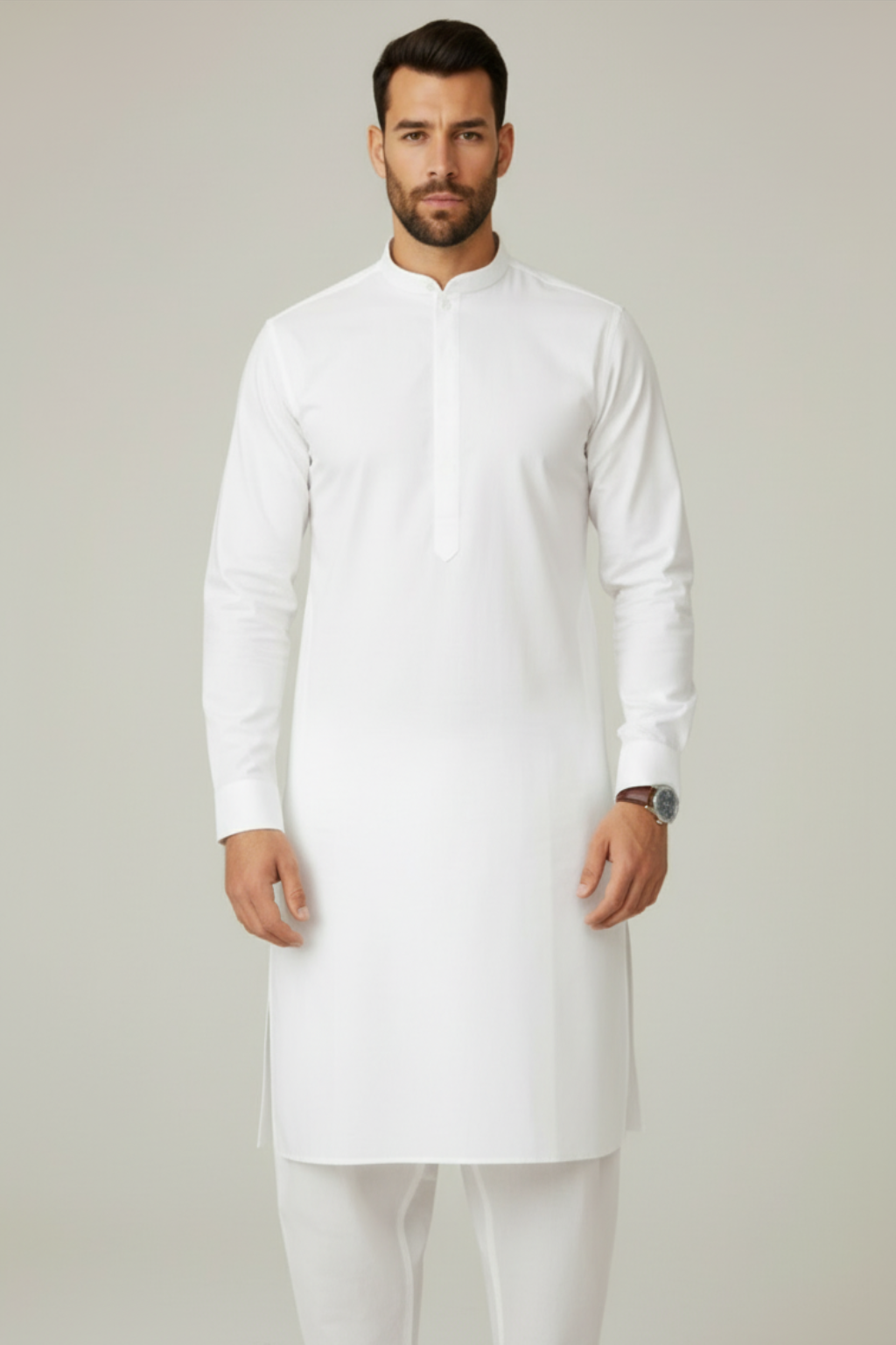 Men’s Premium White Kurta