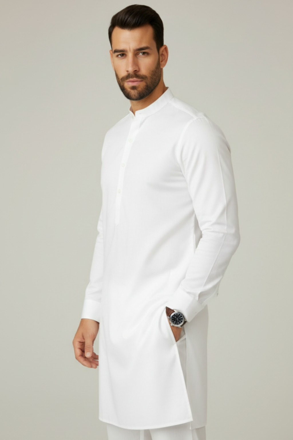 Men’s Premium White Kurta