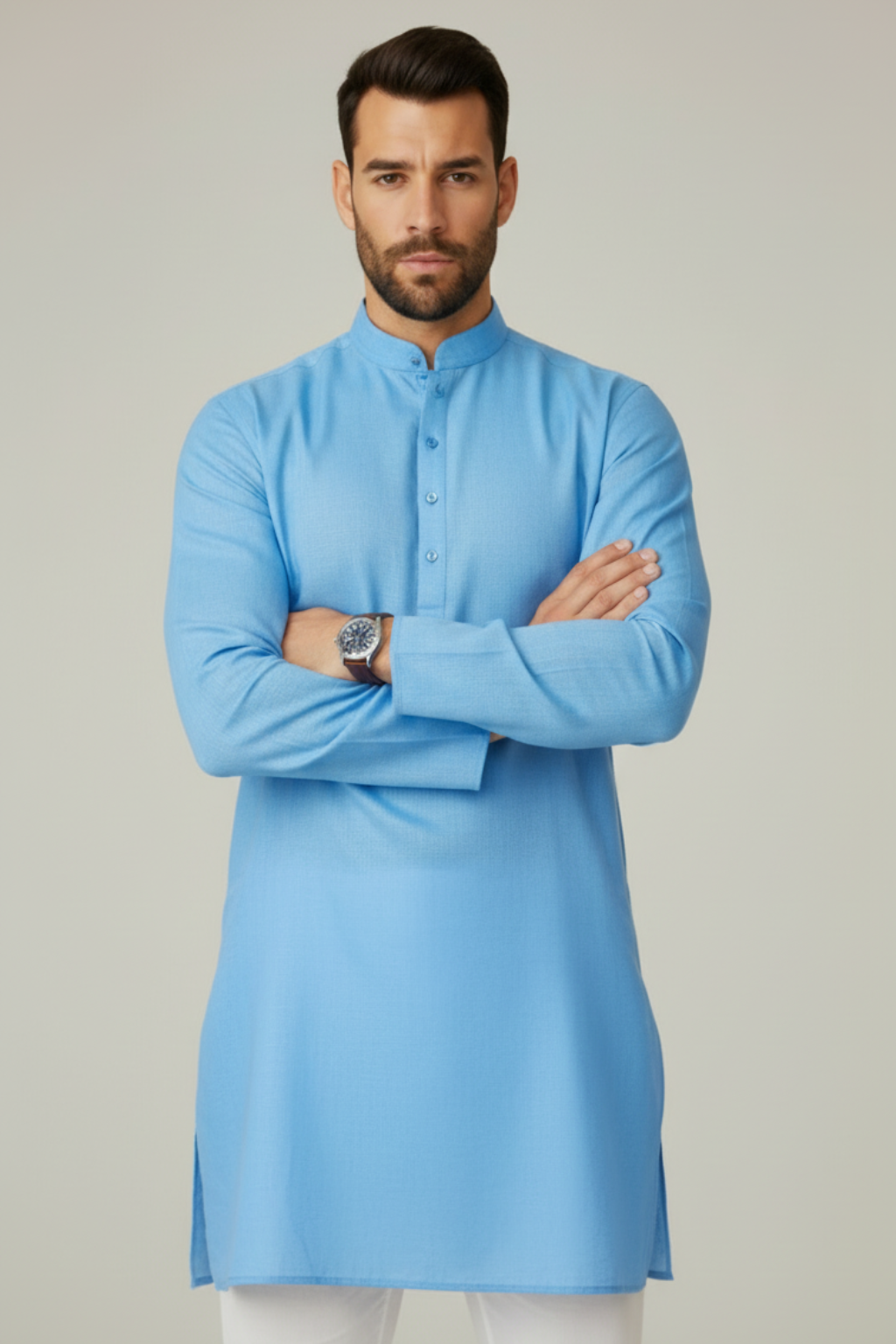Men’s Premium Sky Blue Kurta