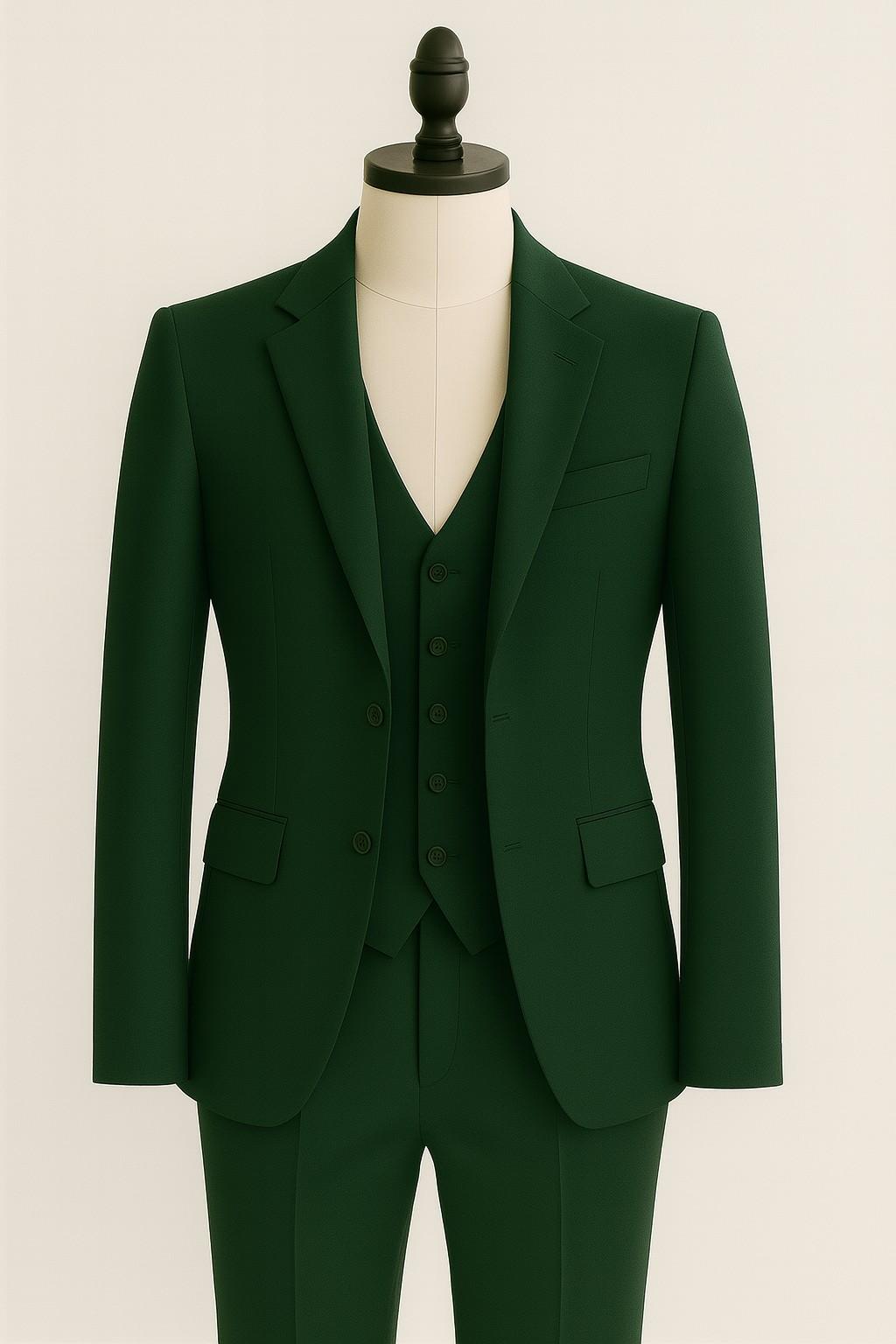 Bottle Green Suit