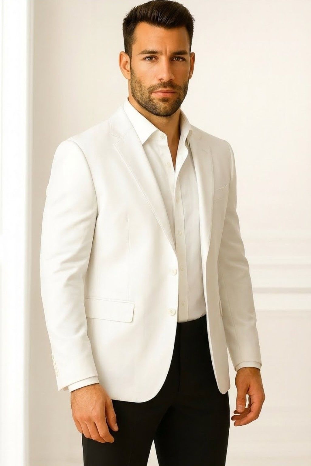 Men's White Blazer