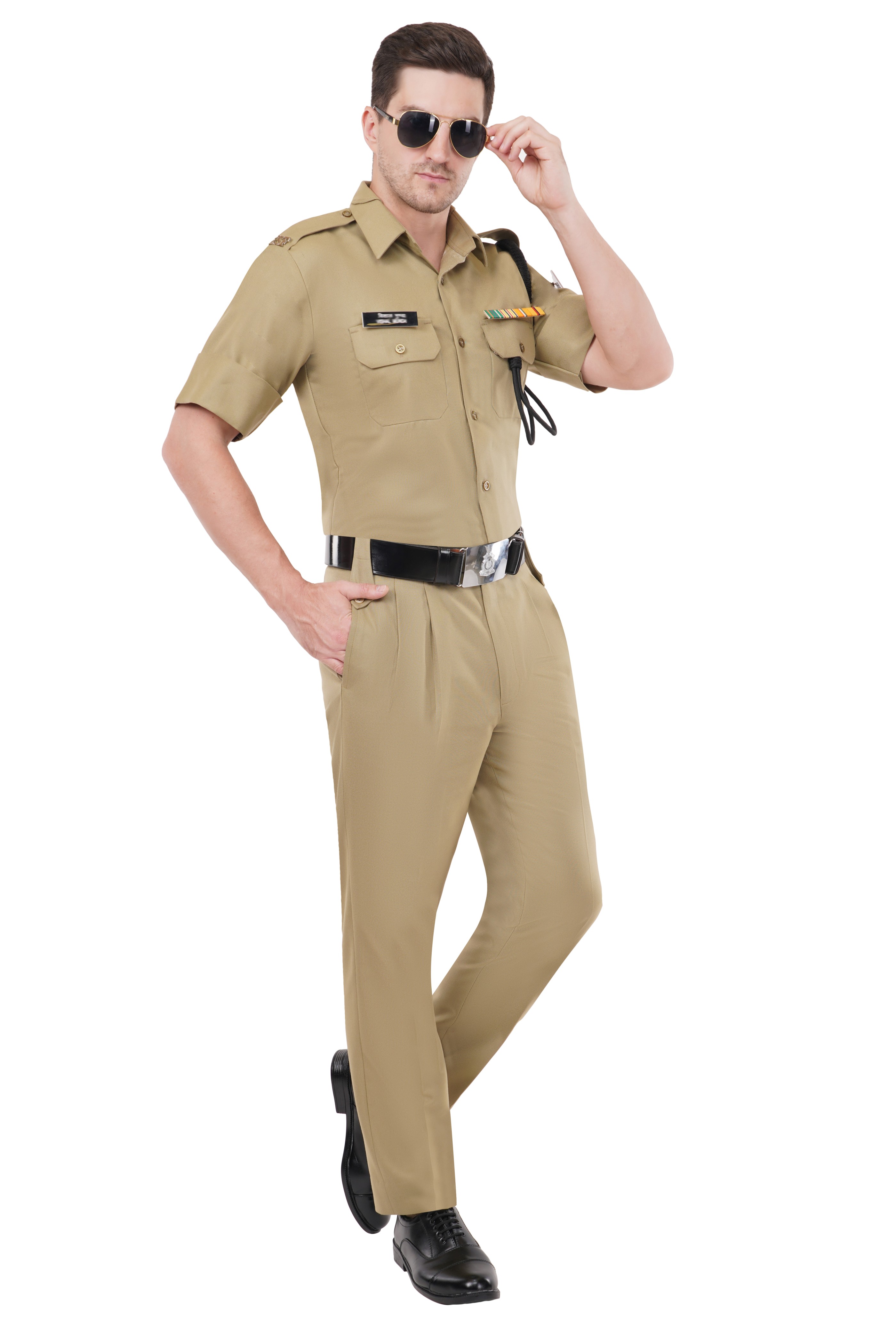 BSF Khaki Uniform Fabric – 3 Meter Ready Pack