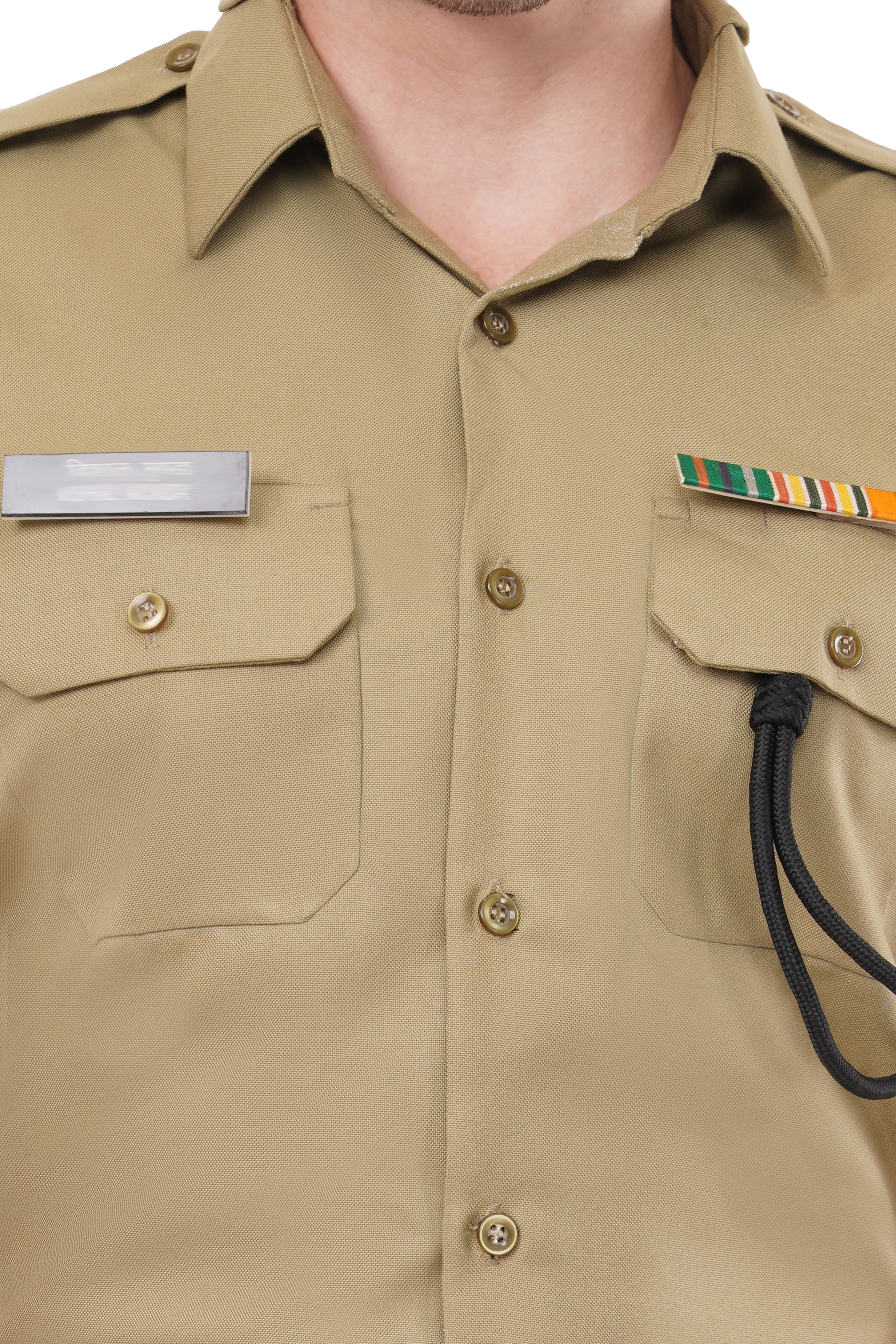 BSF Khaki Uniform Fabric – 3 Meter Ready Pack